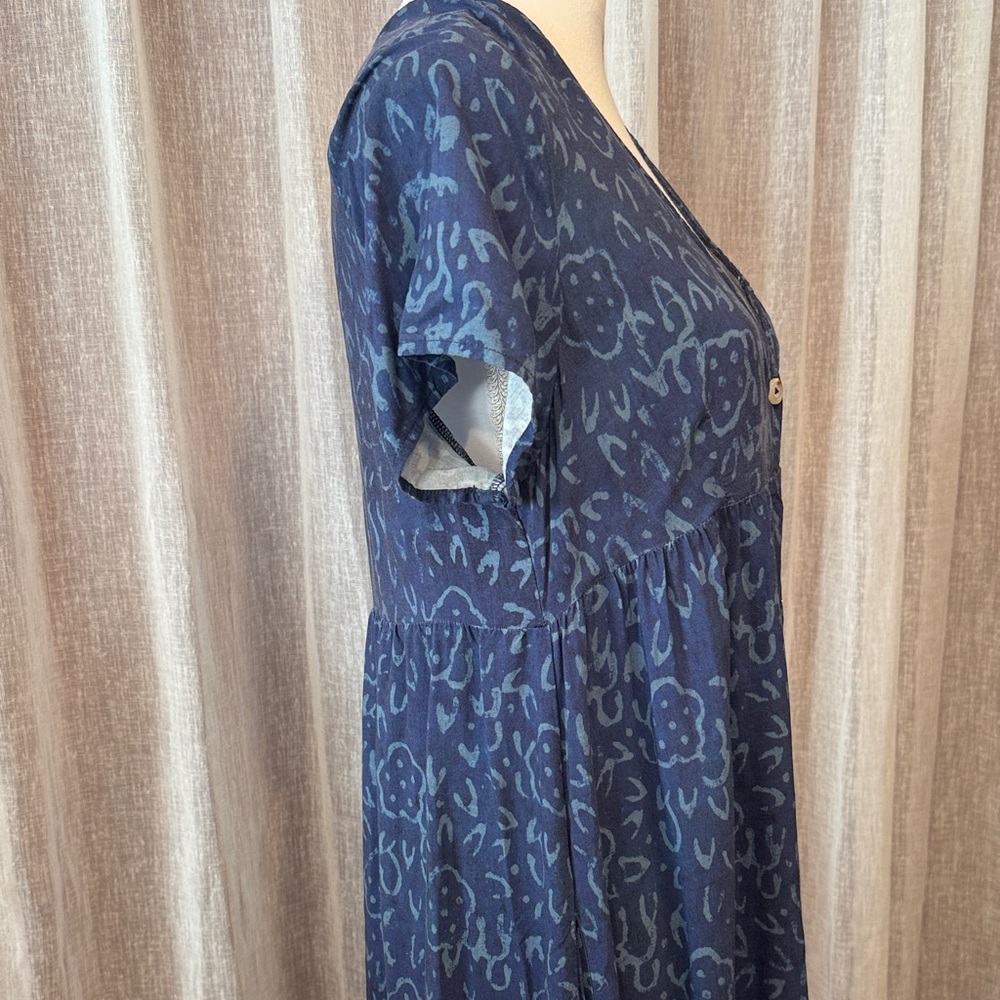 NATURAL LIFE Blue Patterned Maxi Dress - Picture 6 of 15